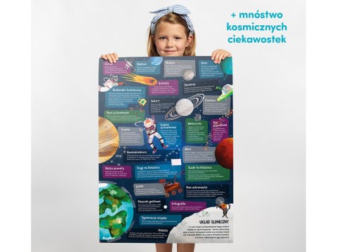 CzuCzu Obserwacyjne puzzle Kosmos 60 elementów +plakat edukacyjny