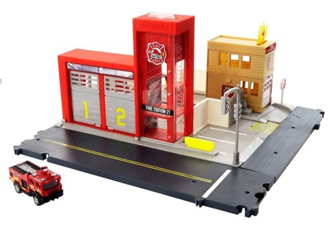 Mattel Matchbox Zestaw Straż Pożarna + Auto Jednostka Strażacka ZA5526 Mattel Matchbox Zestaw Straż Pożarna + Auto Jednostka Strażacka ZA5526