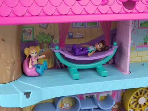 Mattel Polly Pocket Uroczy Domek na drzewie + laleczki zwierzątka