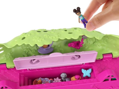 Mattel Polly Pocket Uroczy Domek na drzewie + laleczki zwierzątka