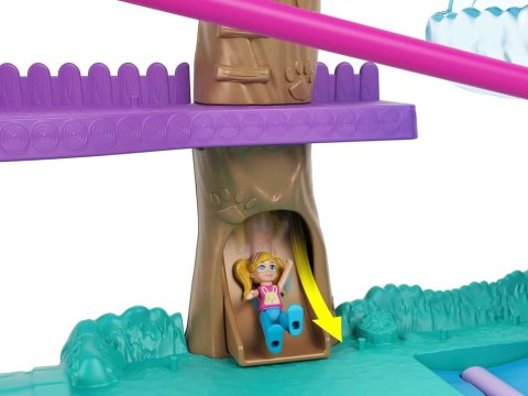 Mattel Polly Pocket Uroczy Domek na drzewie + laleczki zwierzątka