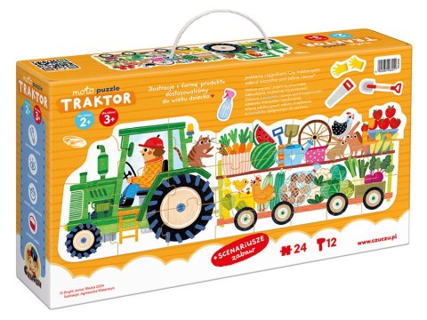 CzuCzu Moto puzzle Traktor moto puzzle dla dzieci 24 elementy CzuCzu Moto puzzle Traktor moto puzzle dla dzieci 24 elementy