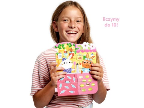 CzuCzu Puzzle Cyfry Króliczki nauka liczenia scenariusz zabaw ZA5556 CzuCzu Puzzle Cyfry Króliczki nauka liczenia scenariusz zabaw ZA5556