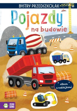 Bystry przedszkolak pojazdy na budowie