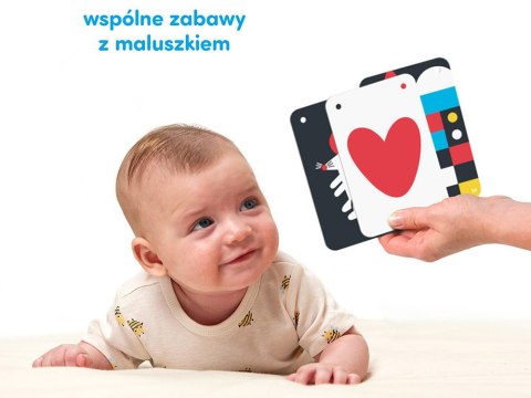 CzuCzu Kontrasty na sznureczku książeczka 20 ilustracji 0m+ 3m+