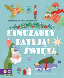 Dinozaury ratują święta (niebieska okładka)