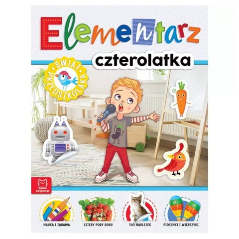 Elementarz 4-latka Świat przedszkolaka książka aktywizująca z zadaniam