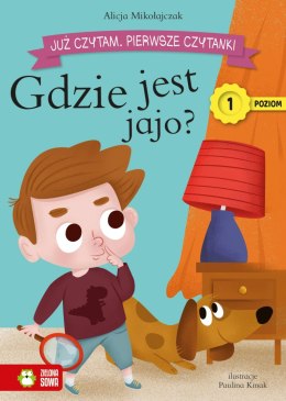 Już czytam. Pierwsze czytanki. Poziom pierwszy. Gdzie jest jajo?