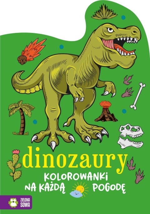 Kolorowanki na każdą pogodę. Dinozaury W.1