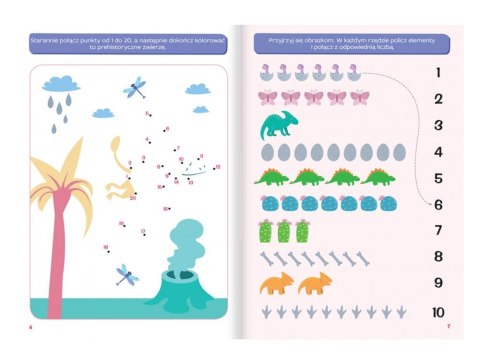 Łamigłówki z dinozaurami gra zadania do rozwiązania dla dzieci 6+