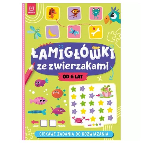 Łamigłówki ze zwierzakami Ciekawe zadania dla dzieci 6+ gra