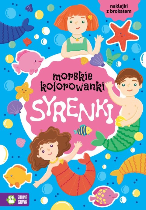 Morskie kolorowanki. Syrenki 9788382400656