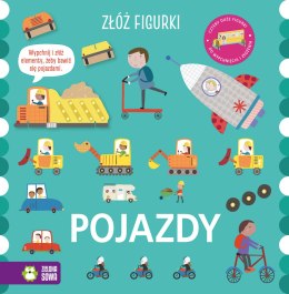 Złóż figurki. Pojazdy (boardbook z elementami do złożenia)