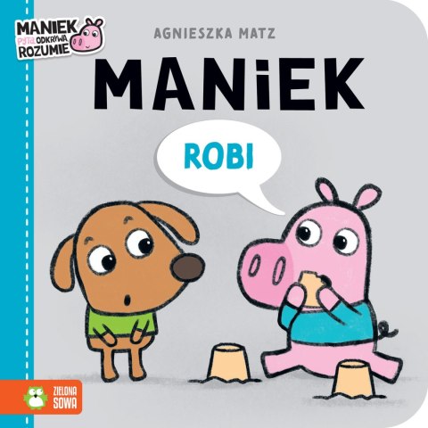 Świnek Maniek. Robi