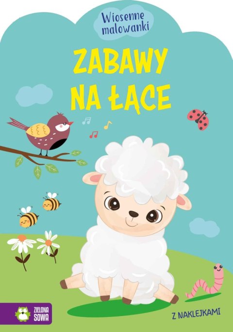 Wiosenne malowanki. Zabawy na łące