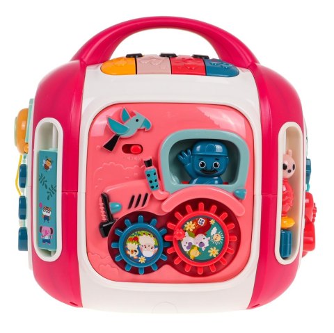 Interaktywny Box dla maluchów Pianinko keybord muzyka światła dźwięki