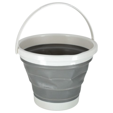 Wiadro silikonowe składane 10L szary