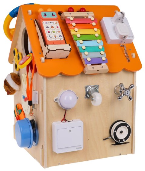 8w1 Wielofunkcyjny Interaktywny Drewniany Domekso