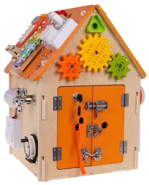 8w1 Wielofunkcyjny Interaktywny Drewniany Domekso