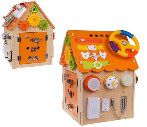 8w1 Wielofunkcyjny Interaktywny Drewniany Domekso