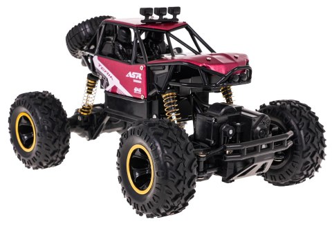 Crawler MONSTER ROCK Auto samochód zdalnie sterowany 1:16 Czerwony