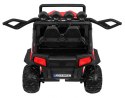 Grand Buggy Strong Lift dla dzieci Czerwony + Napęd 4x4 + Pilot + Bagażnik + Radio MP3 + LED