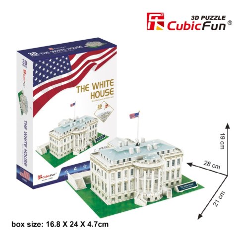 CUBIC FUN PUZZLE 3D BIAŁY DOM - C060H