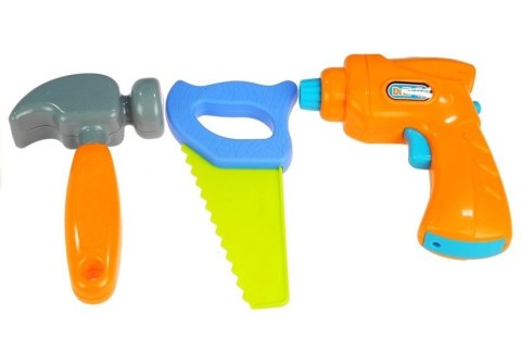 Zestaw Budowlany do Rozkręcania Wkrętarka Klucze Znaki Drogowe