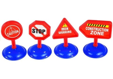 Zestaw Budowlany do Rozkręcania Wkrętarka Klucze Znaki Drogowe