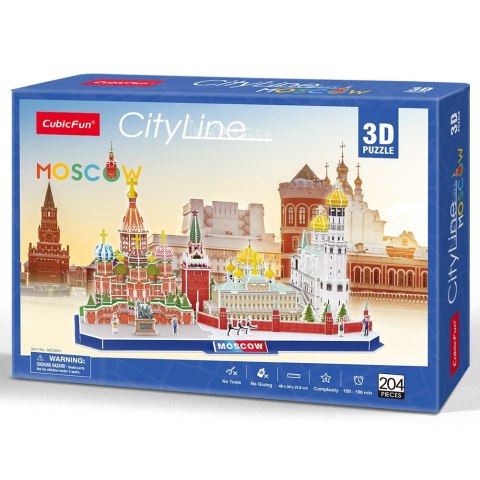 CUBIC FUN PUZZLE 3D CITY LINE MOSCOW- MC266H