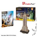 CUBIC FUN PUZZLE 3D NATIONAL GEOGRAPHIC EMPIRE STATE BUILDING - DS0977h