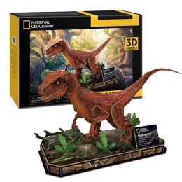 CUBIC FUN PUZZLE 3D NATIONAL GEOGRAPHIC WELOCIRAPTOR