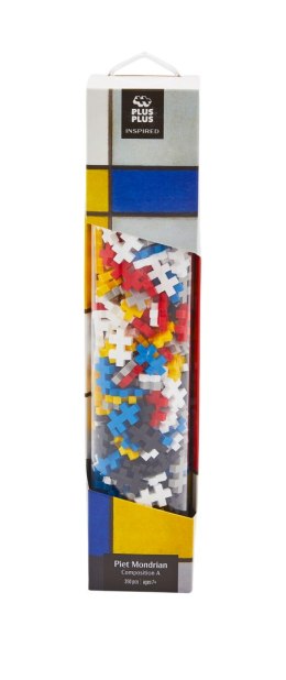 PLUS-PLUS TUBA INSPIRED - MONDRIAN - 350 ELEMENTÓW