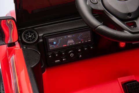 Auto na akumulator Toyota PRADO Czerwony