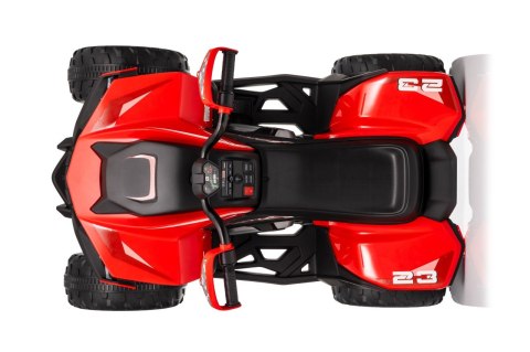 max 50kg 4x4 Quad na   akumulator Fast Wheel elektryczny  Czerwony