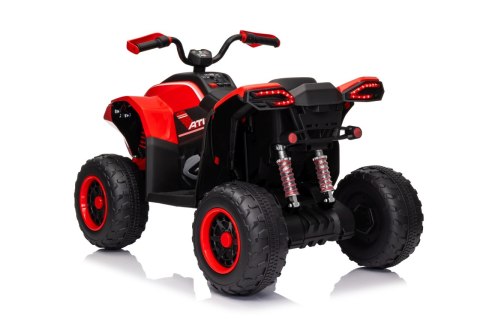 max 50kg 4x4 Quad na   akumulator Fast Wheel elektryczny  Czerwony