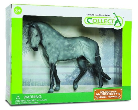 COLLECTA KOŃ ANDALUSIAN STALLION DARK DAPPLE GREY SKALA 1:12 W OPAKOWANIU (DELUXE)