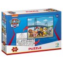 PUZZLE 2w1 PSI PATROL UKŁADANKA I KOLOROWANKA W JEDNYM PAW PATROL ZESTAW