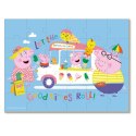 PUZZLE ŚWINKA PEPPA 30 ELEMENTÓW PEPPA PIG UROCZY ZESTAW DLA MALUCHÓW