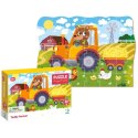 PUZZLE TEDDY FARMER 30 ELEMENTÓW UROCZY MISIEK TEDDY UKŁADANKA DLA MALUCHÓW