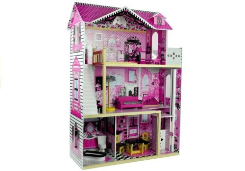 Drewniany Domek dla Lalek 121cm Willa Drewniany Domek dla Lalek 121cm Willa
