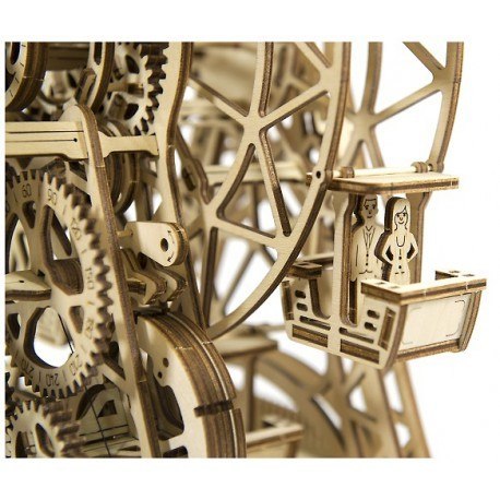 Drewniane puzzle mechaniczne 3d wooden.city - diabelski młyn