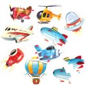 PUZZLE TRANSPORT POWIETRZNY SAMOLOT HELIKOPTER ELEMENTY ZESTAW DO UKŁADANIA