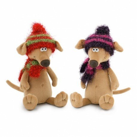 Przytulanka piesek - chihuahua chucha - 42cm fioletowa