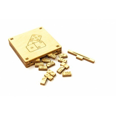 Drewniana gra podróżna 3d wooden.city - domino