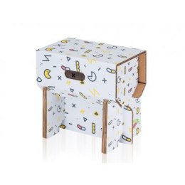 Ecostool stołeczek playtoyz - wzorki typu „pacman