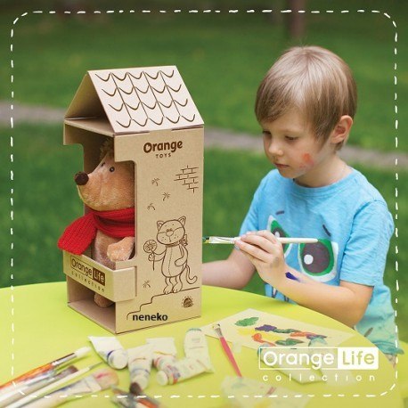 Przytulanka kot kumpel z parówkami - 30cm