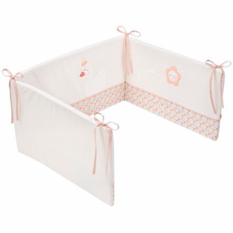 Ochraniacz do łóżeczka, łabędź, z kolekcji: jezioro łabędzie