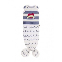 Baby bites śpioszki baby gown sailor (0-3