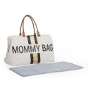 Childhome torba mommy bag paski czarno-złote